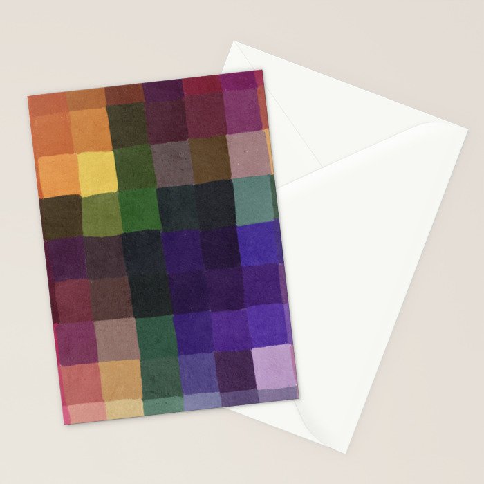 Rainbow mosaic Stationery Card Gallery Image 2