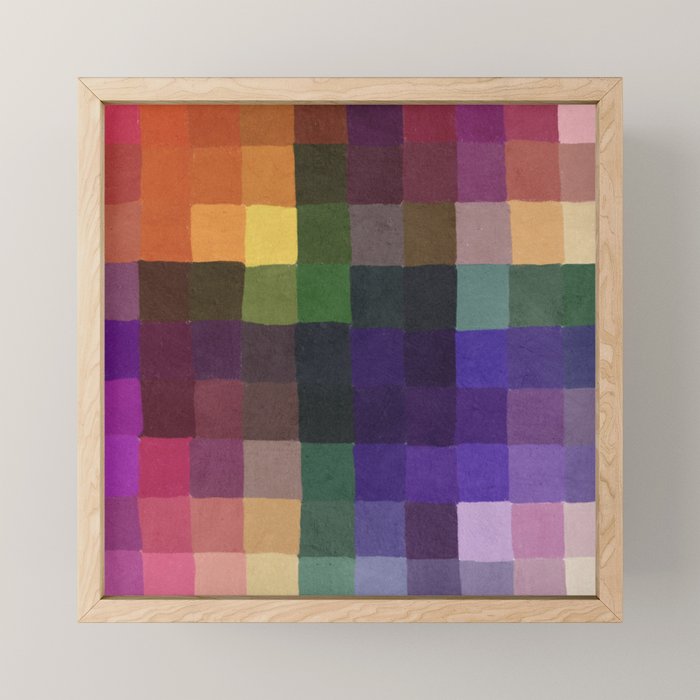 Rainbow mosaic Mini Art Print Gallery Image 1