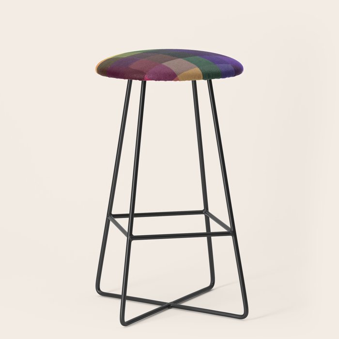 Rainbow mosaic Stool Gallery Image 1