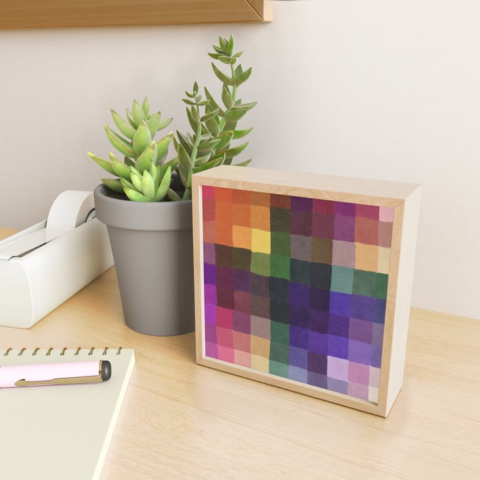 Rainbow mosaic Mini Art Print Gallery Image 2