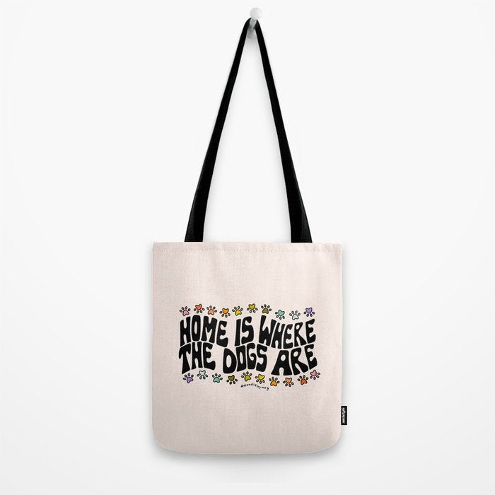 Home Is Where The Dogs Are Tote Bag Gallery Image 2