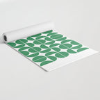 Mid Century Modern Geometric 04 Green Yoga Mat Gallery Image 2