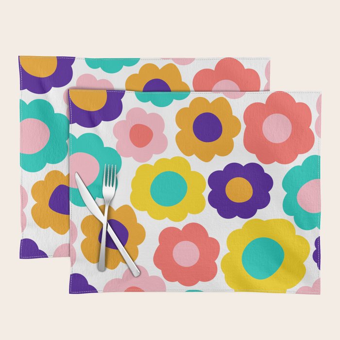 Flowers Pop Placemat Gallery Image 1