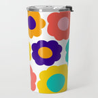 Flowers Pop Travel Mug Gallery Image 2
