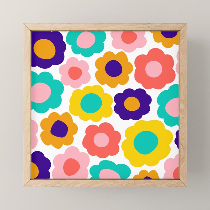 Flowers Pop Mini Art Print Gallery Image 1