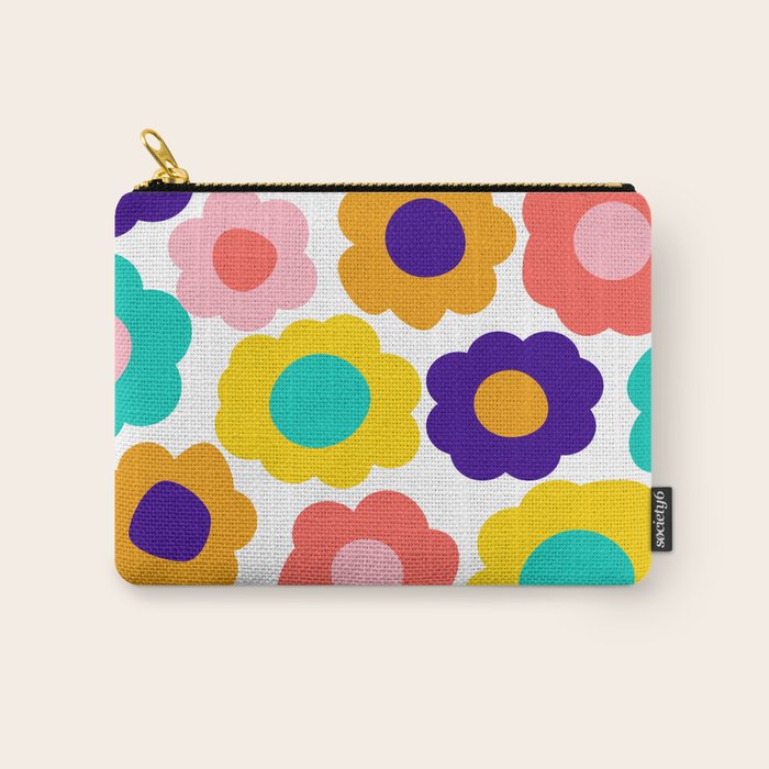 Flowers Pop Carry All Pouch Gallery Image 1