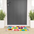 Flowers Pop Welcome Mat Gallery Image 3
