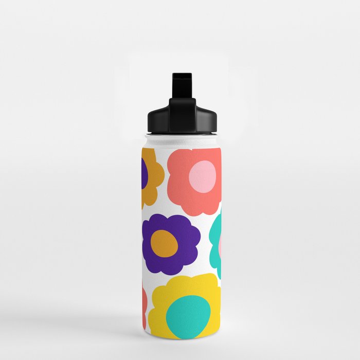 Flowers Pop Water Bottle Gallery Image 2