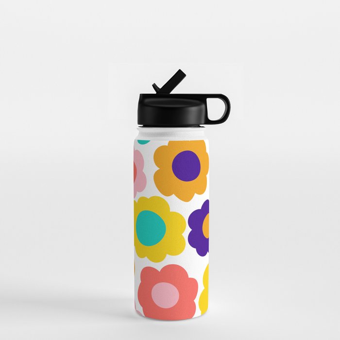 Flowers Pop Water Bottle Gallery Image 1
