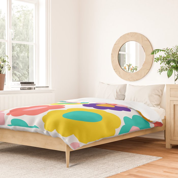 Flowers Pop Duvet Cover Gallery Image 2