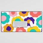 Flowers Pop Desk Mat Gallery Image 1
