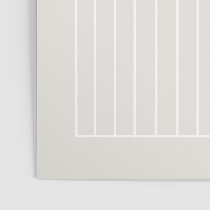 Minimal Arch II Natural Off White Modern Geometric Lines Poster Gallery Image 3
