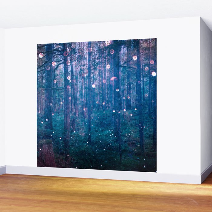Fairy Lights Wall Mural Gallery Image 2