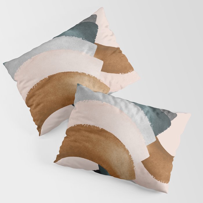 Brushstroke rainbows Pillow Sham Gallery Image 3
