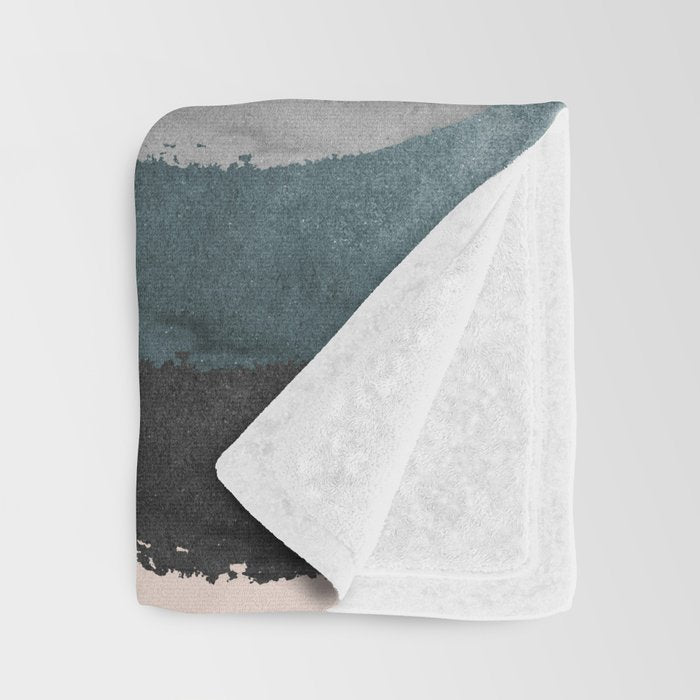 Brushstroke rainbows Throw Blanket Gallery Image 3