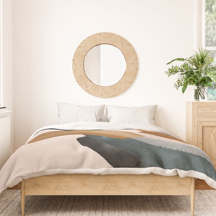 Brushstroke rainbows Duvet Cover Gallery Image 3