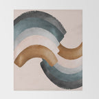 Brushstroke rainbows Throw Blanket Gallery Image 2