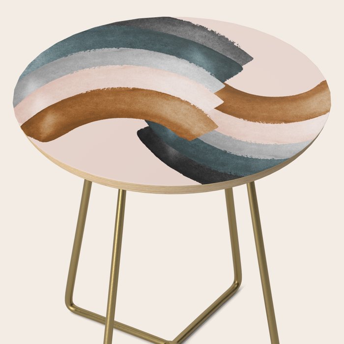 Brushstroke rainbows Side Table Gallery Image 2