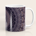 Mandala in cherry and plum tones Coffee Mug Gallery Image 1