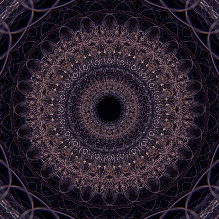 Mandala in cherry and plum tones Coffee Mug Gallery Image 2