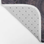 Mandala in cherry and plum tones Bath Mat Gallery Image 2