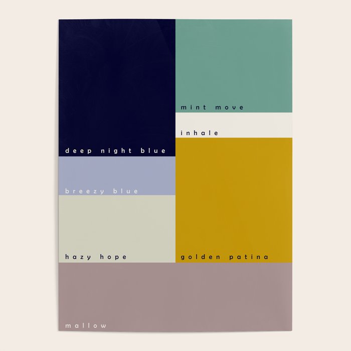 expectant iteration colored emotions Poster Gallery Image 1