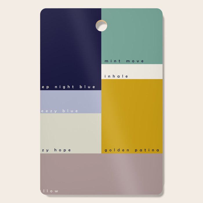expectant iteration colored emotions Cutting Board Gallery Image 1