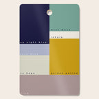 expectant iteration colored emotions Cutting Board Gallery Image 1