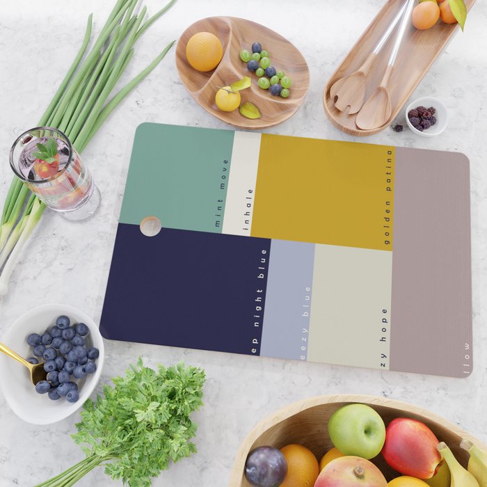 expectant iteration colored emotions Cutting Board Gallery Image 2