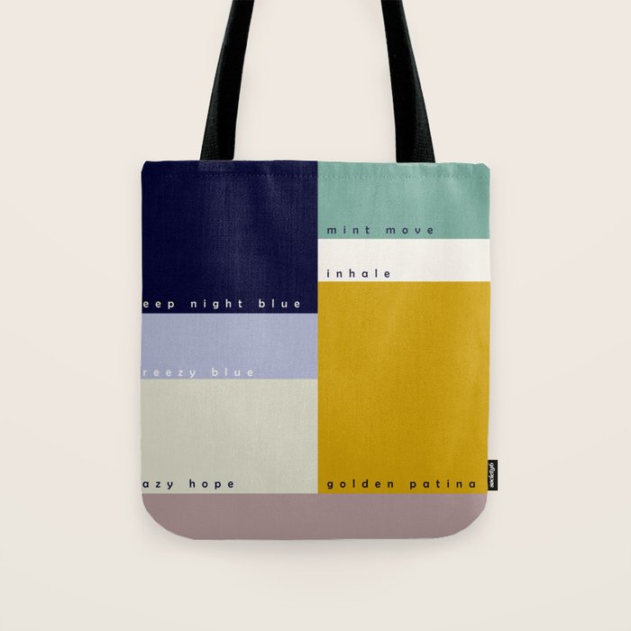 expectant iteration colored emotions Tote Bag Gallery Image 1