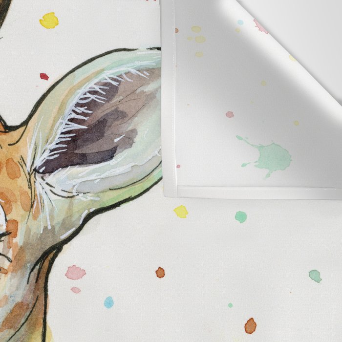Baby Giraffe Wall Tapestry Gallery Image 3