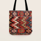 Kurdish East Anatolian Rug Print Tote Bag Gallery Image 1