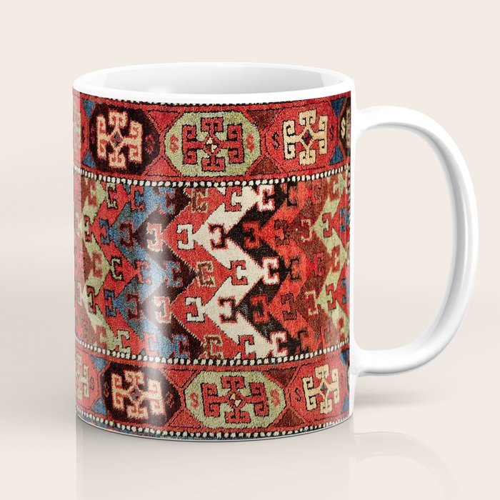 Kurdish East Anatolian Rug Print Coffee Mug Gallery Image 1