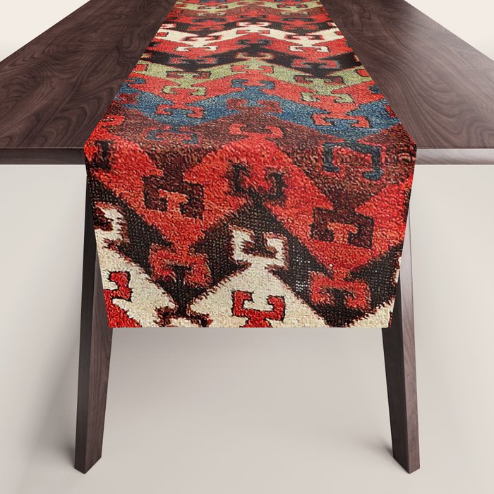 Kurdish East Anatolian Rug Print Table Runner Gallery Image 1