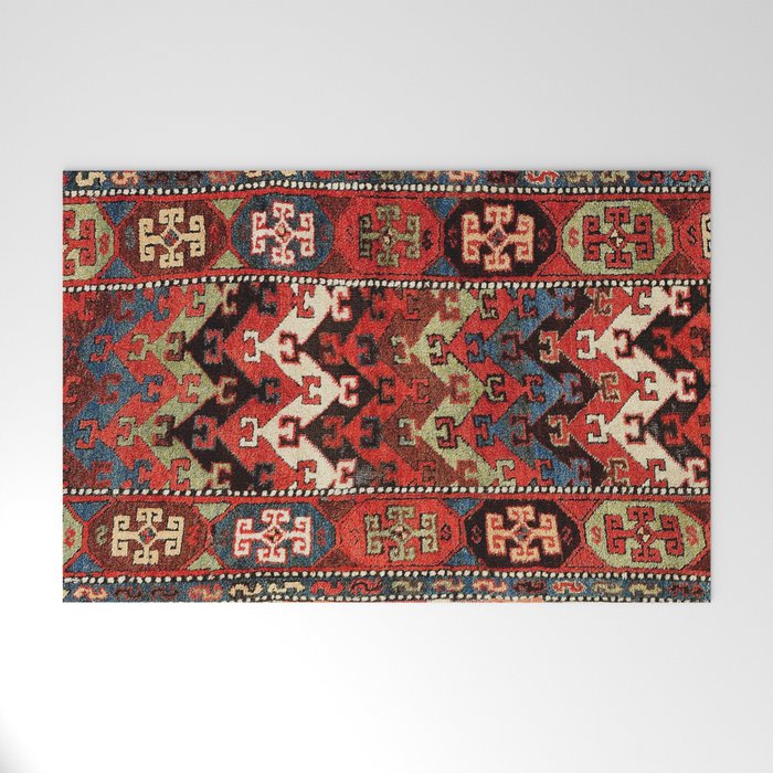 Kurdish East Anatolian Rug Print Welcome Mat Gallery Image 1