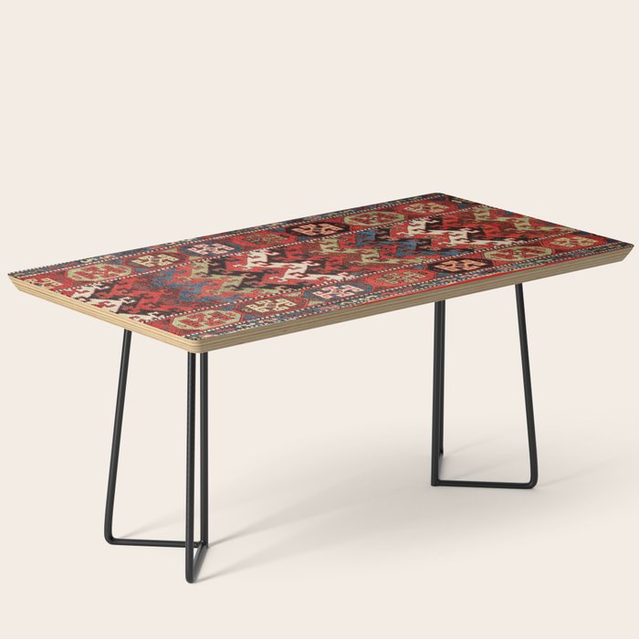 Kurdish East Anatolian Rug Print Coffee Table Gallery Image 1