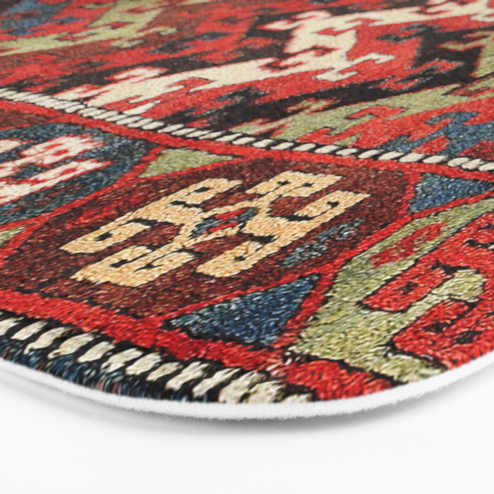 Kurdish East Anatolian Rug Print Bath Mat Gallery Image 3