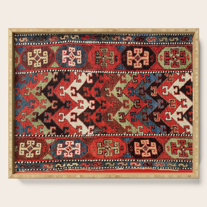Kurdish East Anatolian Rug Print Serving Tray Gallery Image 1