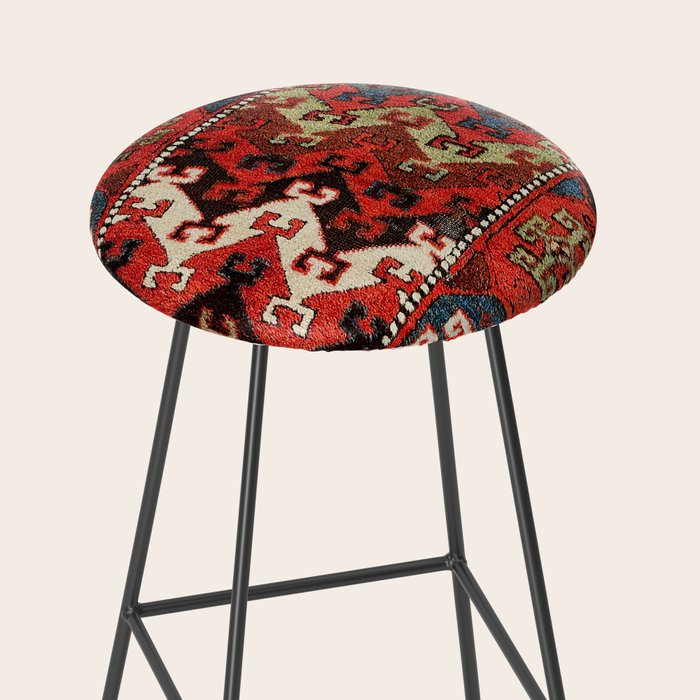 Kurdish East Anatolian Rug Print Stool Gallery Image 2