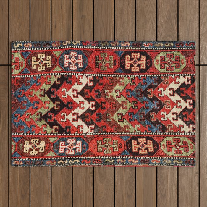 Kurdish East Anatolian Rug Print Outdoor Rug Gallery Image 1