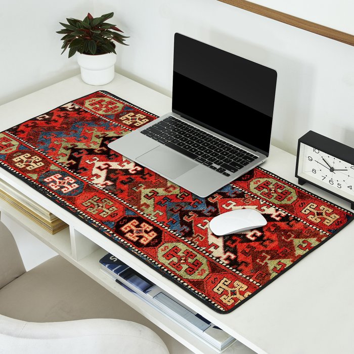 Kurdish East Anatolian Rug Print Desk Mat Gallery Image 2