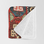 Kurdish East Anatolian Rug Print Throw Blanket Gallery Image 3