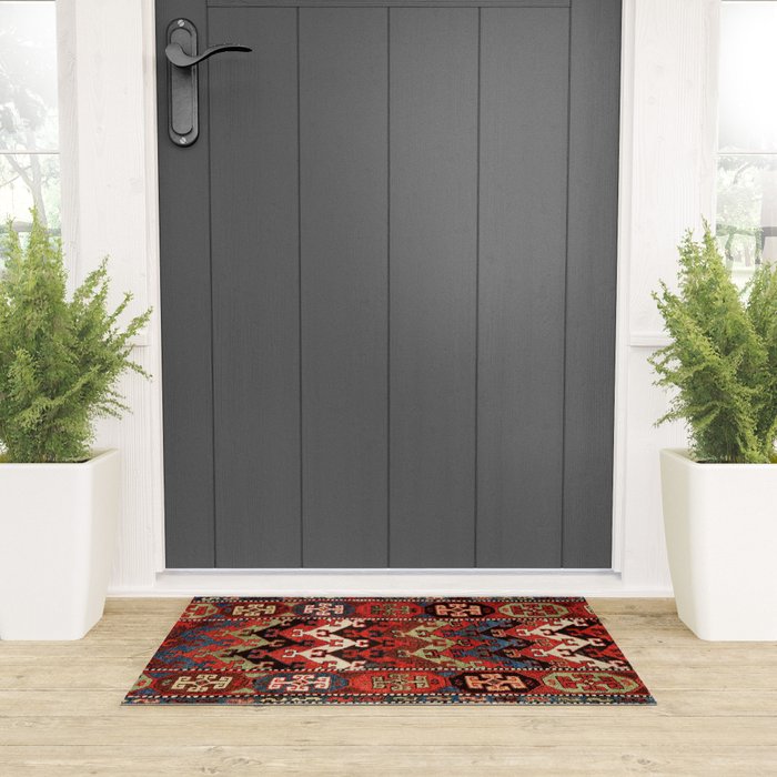 Kurdish East Anatolian Rug Print Welcome Mat Gallery Image 3