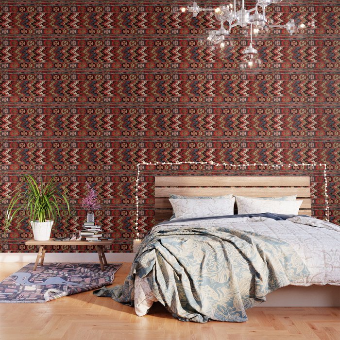Kurdish East Anatolian Rug Print Wallpaper Gallery Image 3