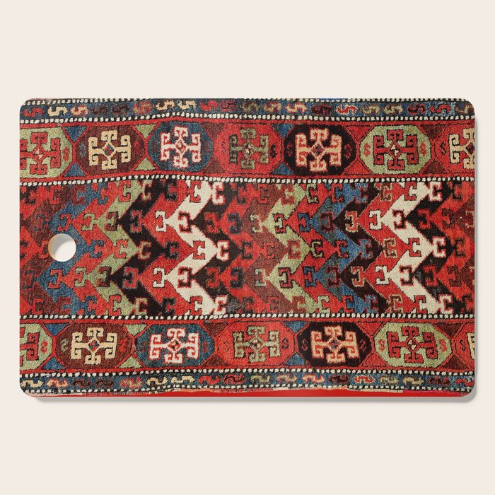 Kurdish East Anatolian Rug Print Cutting Board Gallery Image 1
