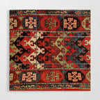 Kurdish East Anatolian Rug Print Wood Wall Art Gallery Image 1