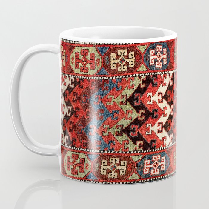 Kurdish East Anatolian Rug Print Coffee Mug Gallery Image 3