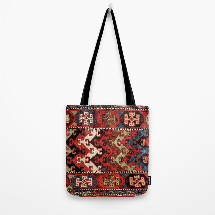 Kurdish East Anatolian Rug Print Tote Bag Gallery Image 2