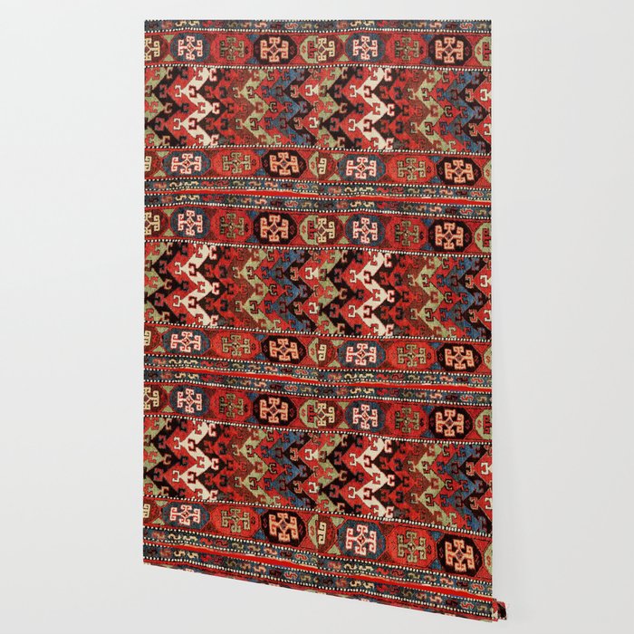 Kurdish East Anatolian Rug Print Wallpaper Gallery Image 2