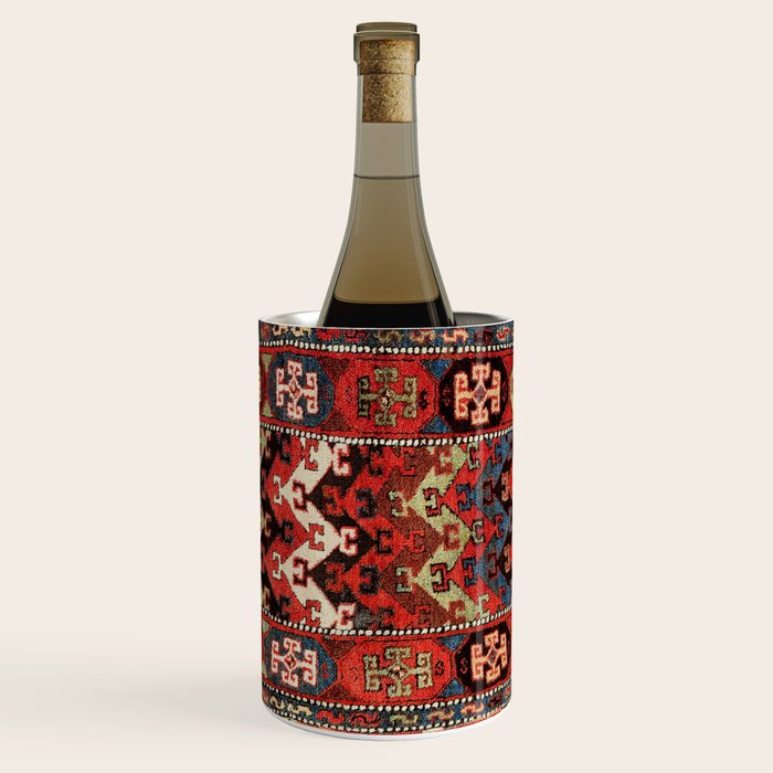 Kurdish East Anatolian Rug Print Wine Chiller Gallery Image 1